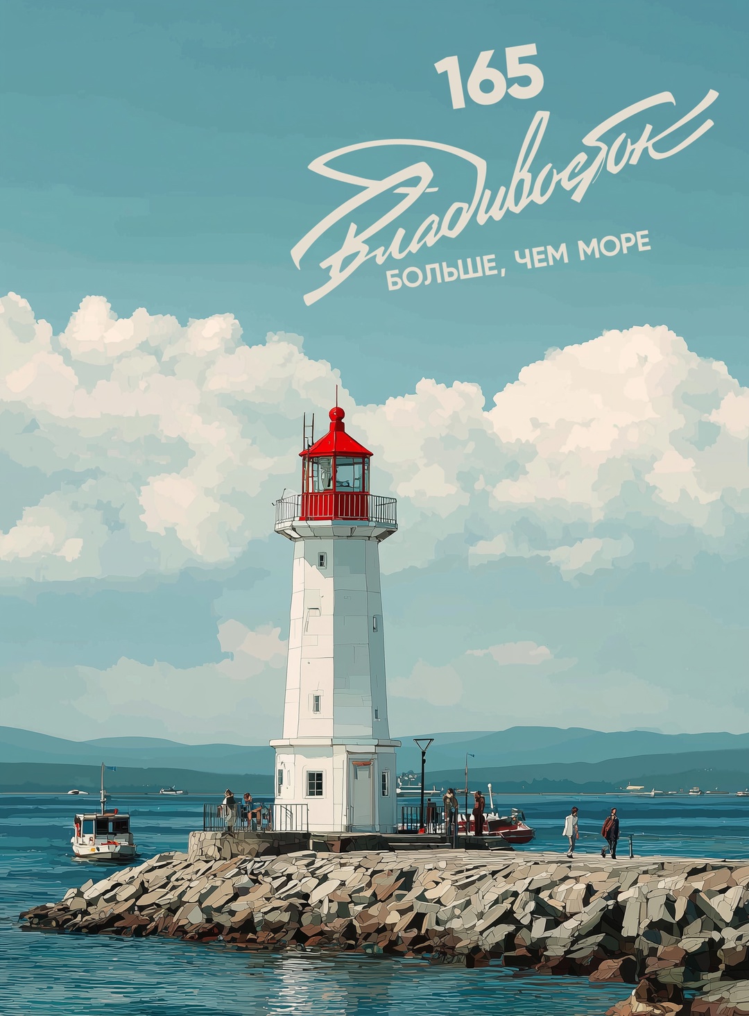 Владивосток, пришла поздравительная открытка