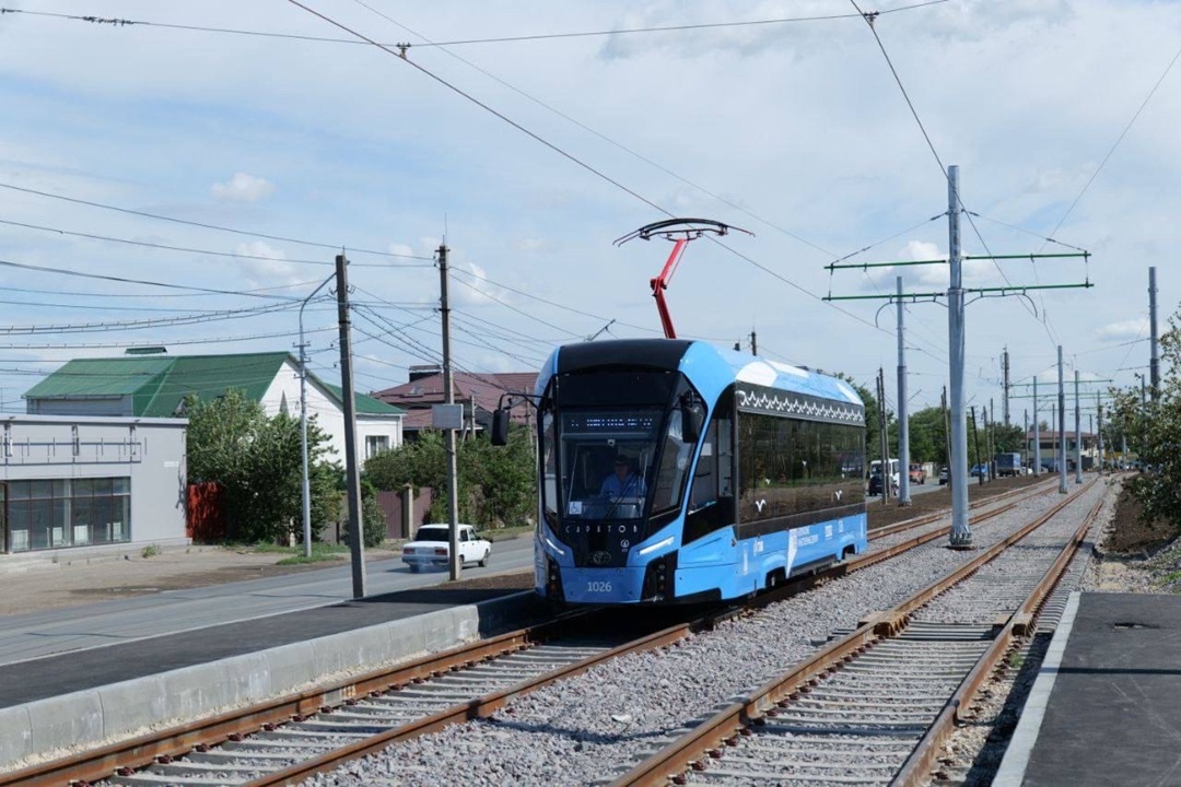 В Саратове заработал обновленный трамвайный маршрут №6