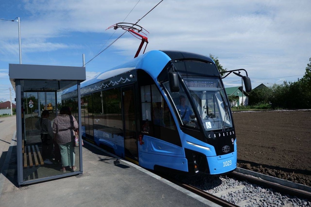 В Саратове заработал обновленный трамвайный маршрут №6