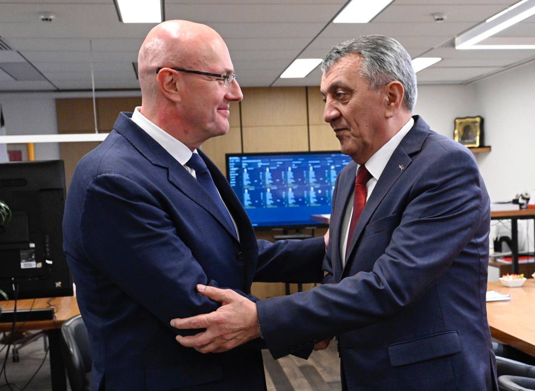 Дмитрий Чернышенко провел встречу с главой Северной Осетии – Алании Сергеем Меняйло