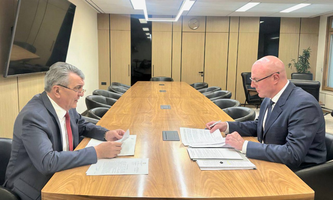 Дмитрий Чернышенко провел встречу с главой Северной Осетии – Алании Сергеем Меняйло