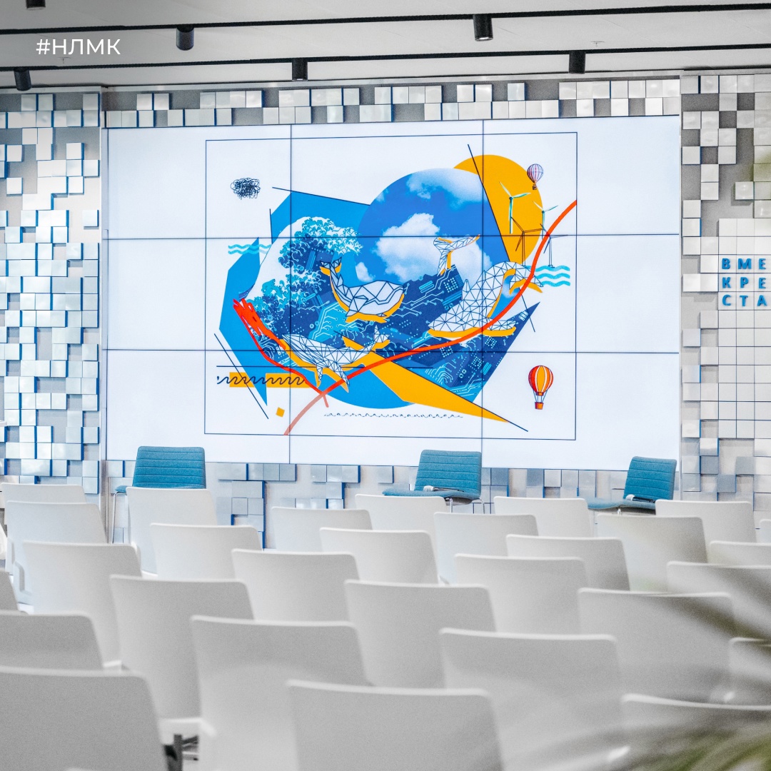 В Университете НЛМК открылась креативная площадка «Менделеев». Это место, где сотрудники могут интересно и с пользой провести время.