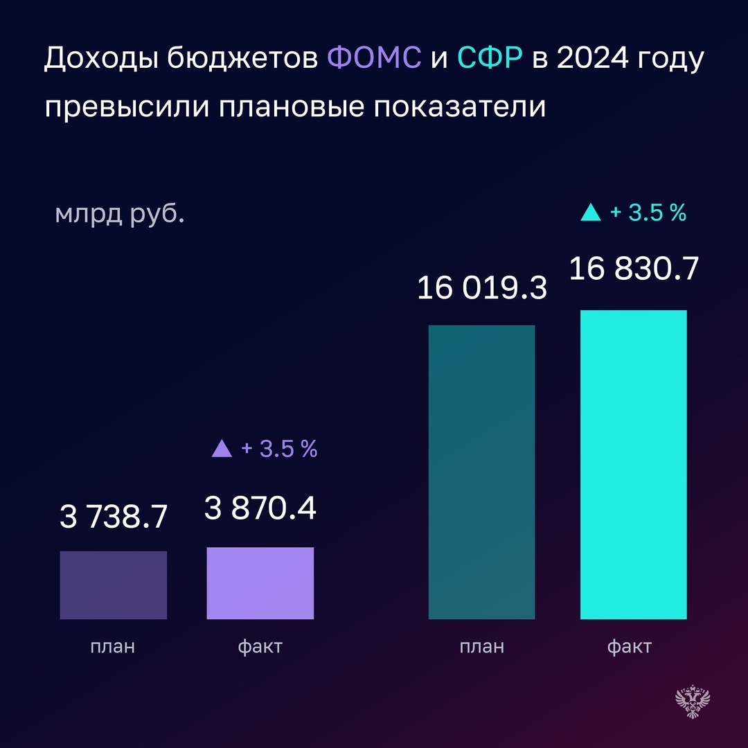 По итогам проверки отчетность об исполнении бюджетов ФОМС и СФР признана достоверной