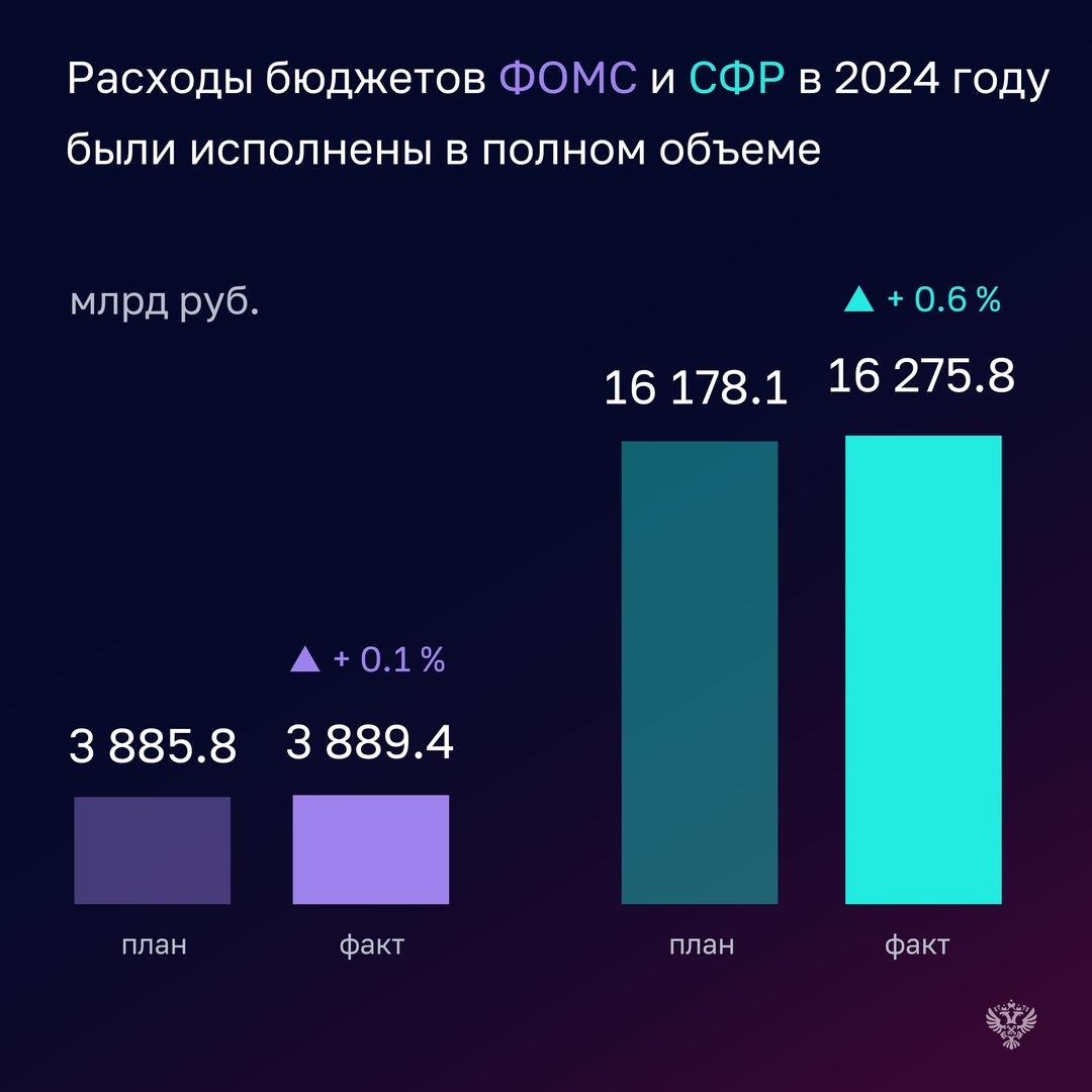 По итогам проверки отчетность об исполнении бюджетов ФОМС и СФР признана достоверной