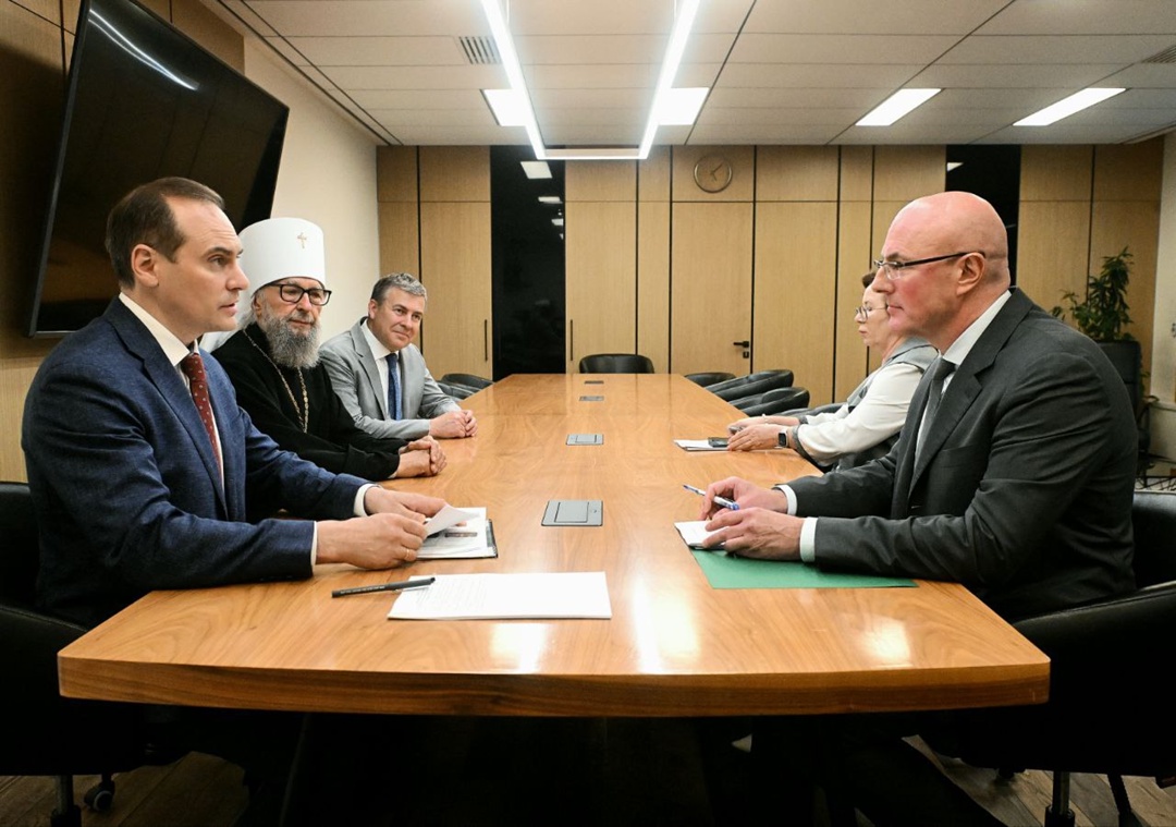 Дмитрий Чернышенко провел рабочую встречу с главой Республики Мордовия Артемом Здуновым.