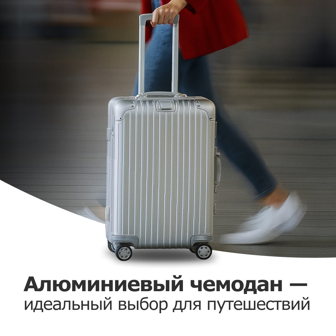 Лето в самом разгаре, а значит в разгаре и сезон отпусков. Пора доставать свои чемоданы с полок — пластиковые, текстильные и, конечно же, алюминиевые.