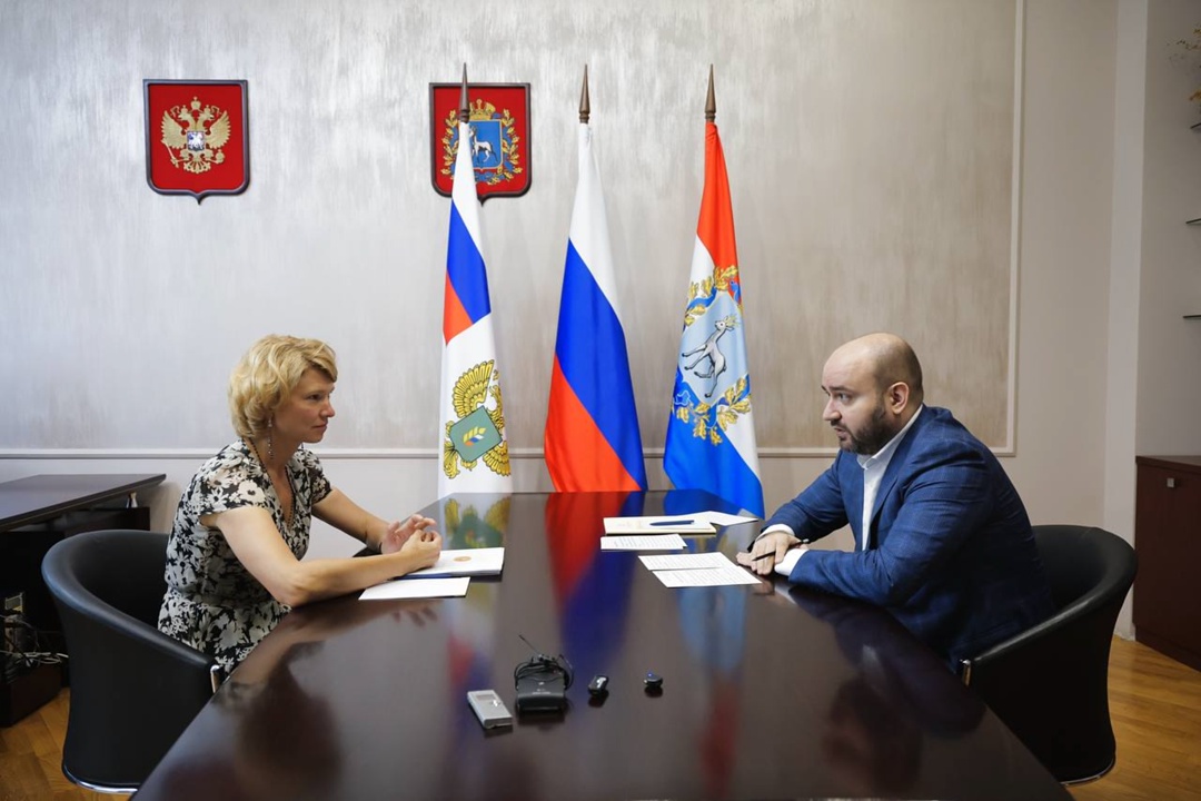 ️ Оксана Лут и Вячеслав Федорищев обсудили вопросы развития АПК Самарской области