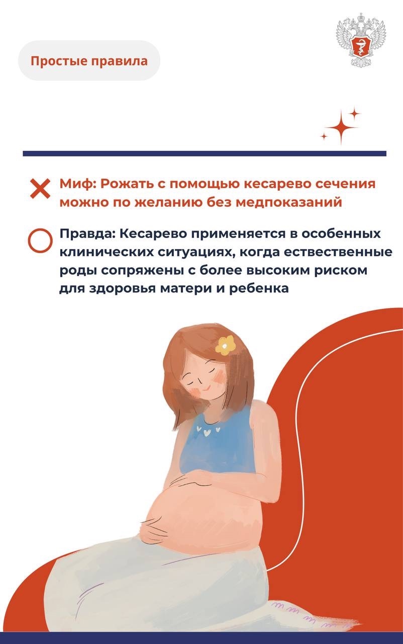 #ПростыеПравила: Мифы и правда о кесаревом сечении