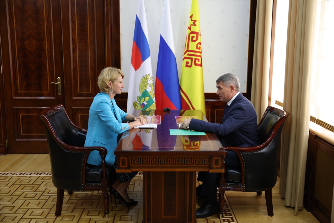 ️ Оксана Лут и Олег Николаев обсудили развитие АПК Чувашии