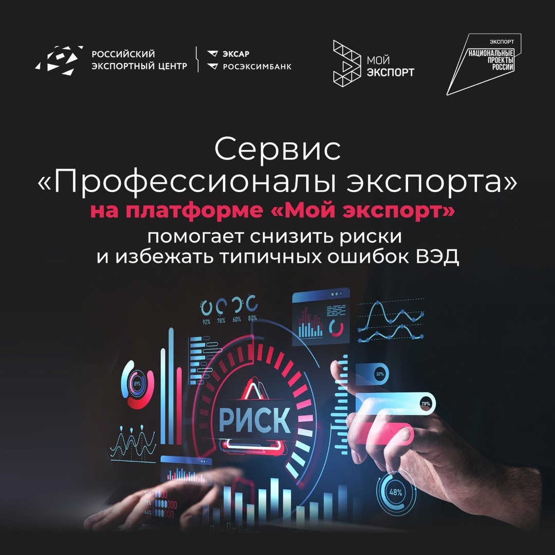 Для управления рисками во внешнеторговой деятельности и снижению последствий от непредвиденных ситуаций сервис «Профессионалы экспорта» ( на платформе «Мой…