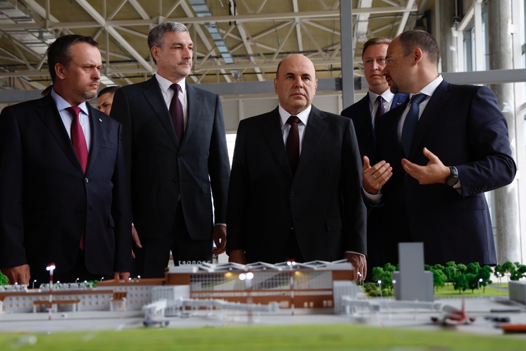 Глава Минтранса Андрей Никитин в рабочей поездке в Амурскую область вместе с Председателем Правительства Михаилом Мишустиным