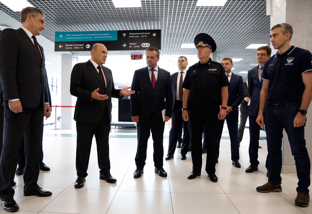 Глава Минтранса Андрей Никитин в рабочей поездке в Амурскую область вместе с Председателем Правительства Михаилом Мишустиным