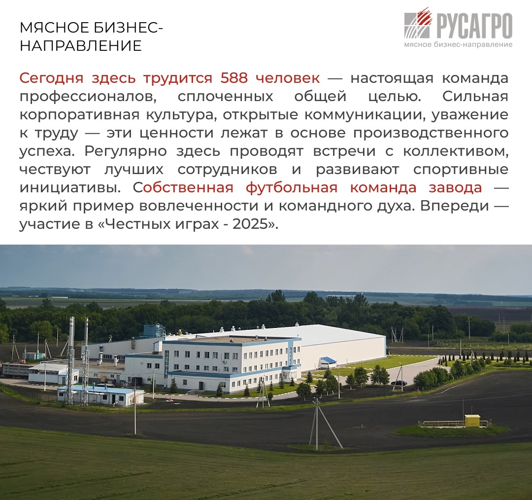 2025 год — юбилейный для Мясного бизнеса «Русагро». Нам 15 лет, и за этой датой — путь уверенного роста, смелых решений и слаженной командной работы