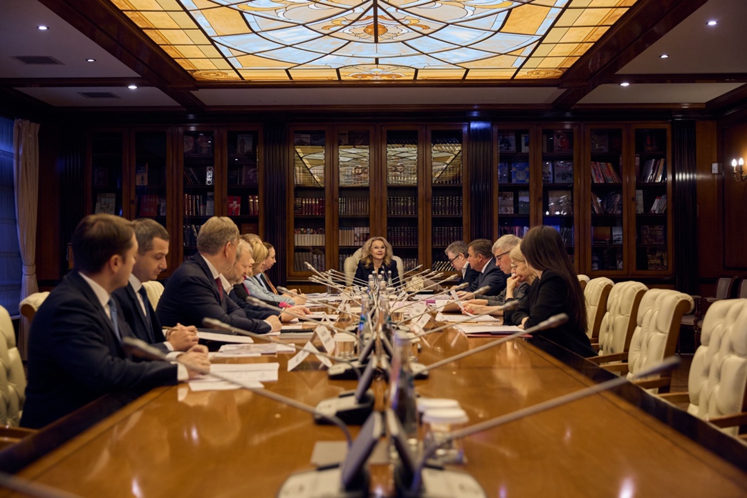 Татьяна Голикова провела первое заседание оргкомитета по подготовке к празднованию 150-летия ГИТИСа.