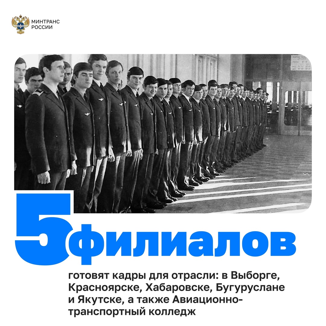 Сегодня юбилей отмечает Санкт-Петербургский университет гражданской авиации!