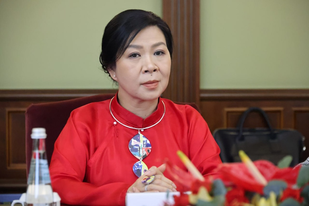 Вице-премьер Дмитрий Чернышенко провел рабочую встречу с Нго Фыонг Ли, супругой генерального секретаря ЦК Компартии Вьетнама То Лама