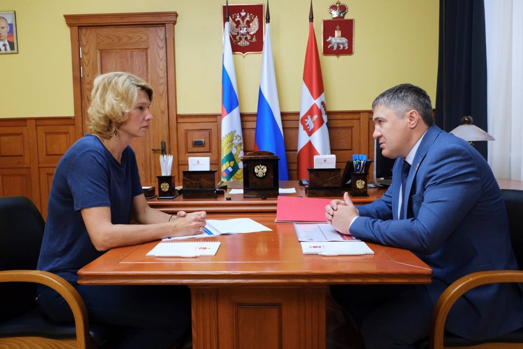 ️ Оксана Лут обсудила развитие АПК Пермского края с Дмитрием Махониным