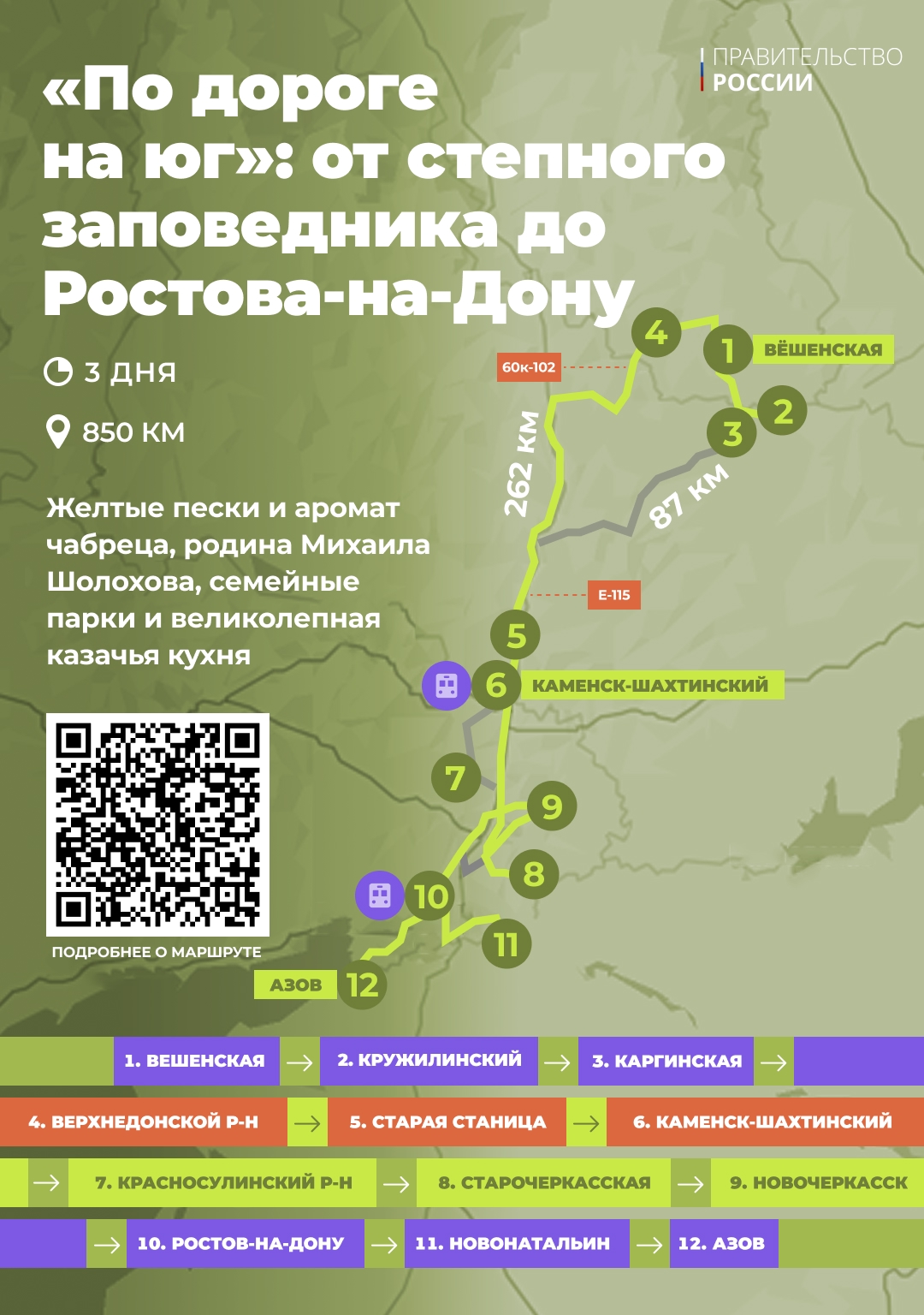 Побывать на родине Михаила Шолохова, увидеть цветочные поляны на плато Лагонаки и крупнейшую коллекцию марин Айвазовского в Феодосии – приглашаем посмотреть…