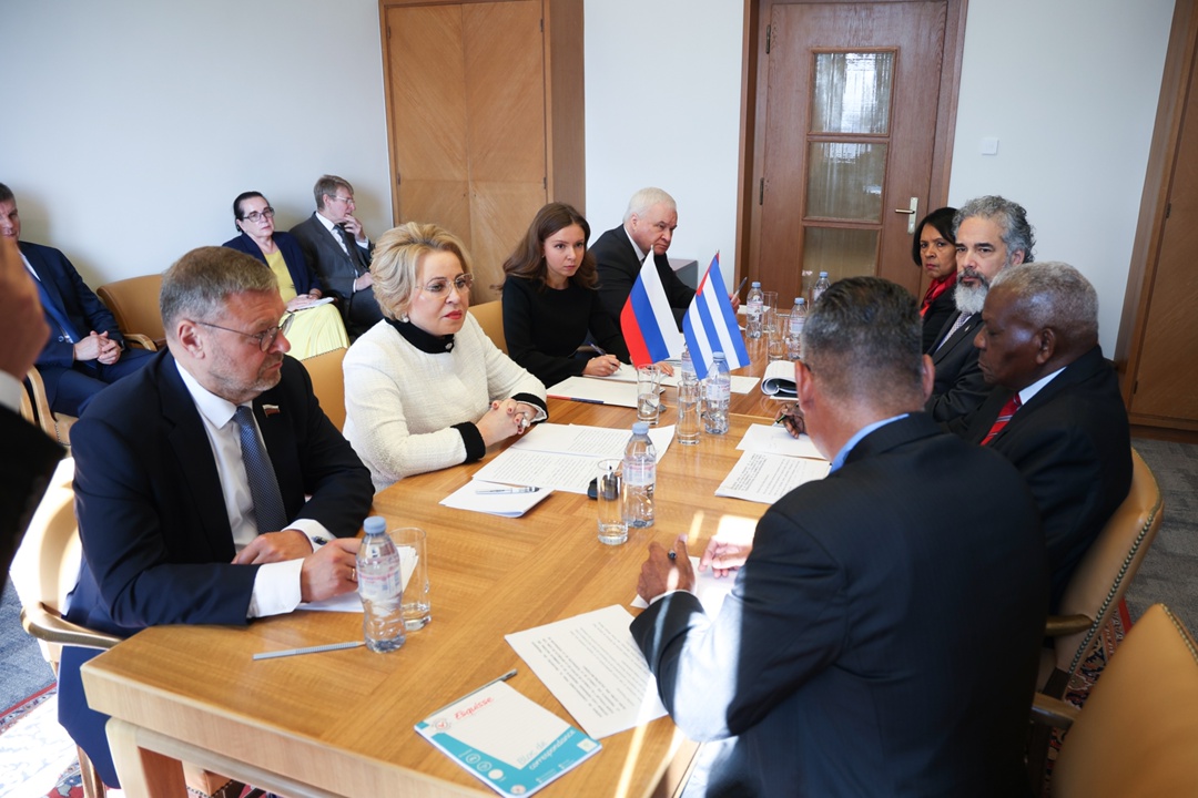 Валентина Матвиенко: Российские и кубинские парламентарии находятся в постоянном контакте