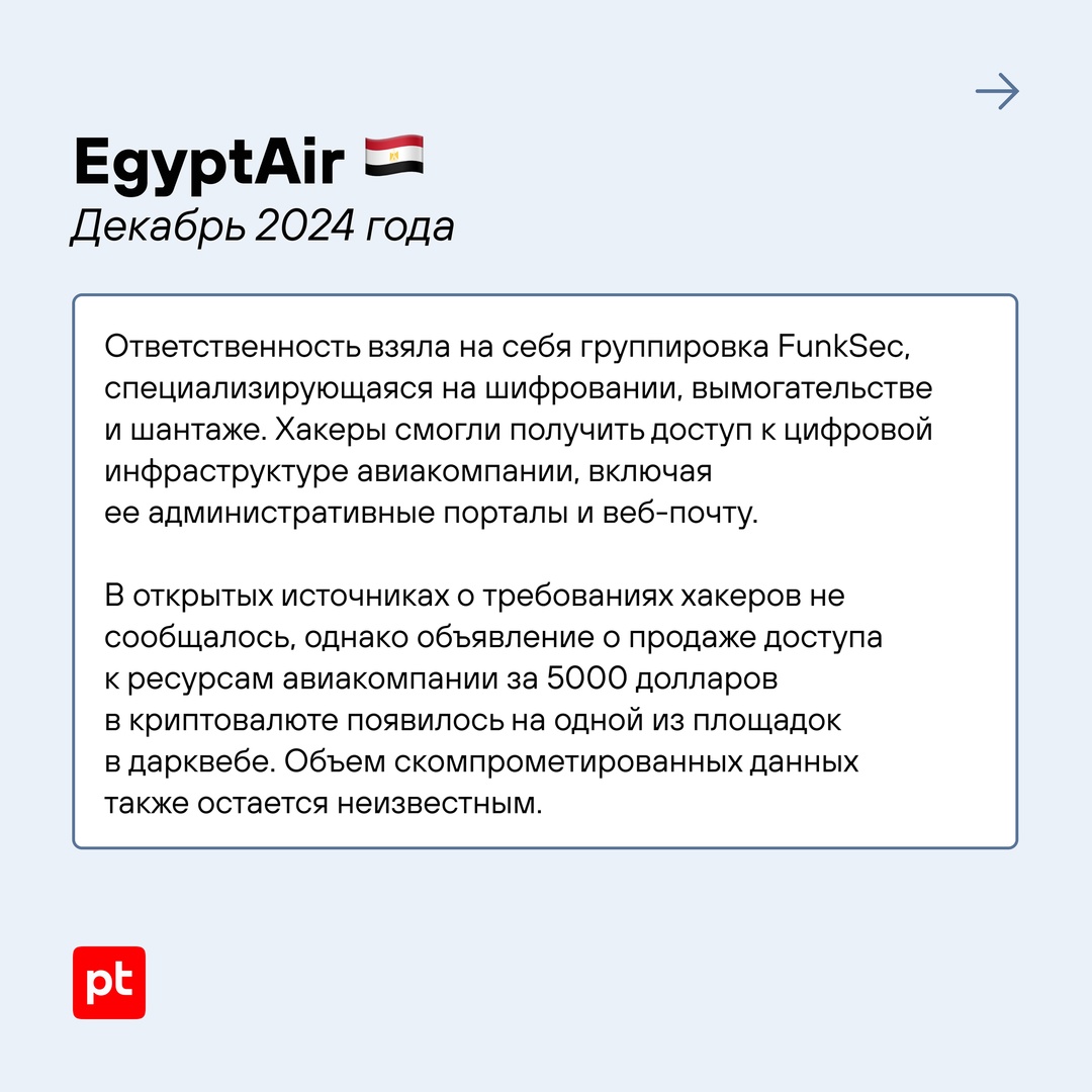 Организации транспортного сектора — одна из приоритетных целей для злоумышленников