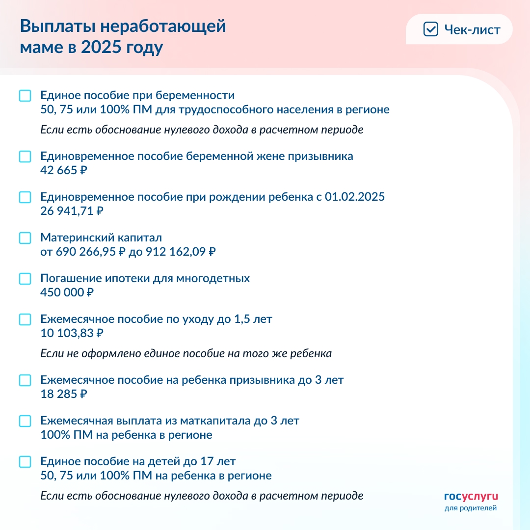 8 чек-листов для родителей Когда оформляете выплаты или собираетесь с ребенком в дорогу, важно ничего не забыть