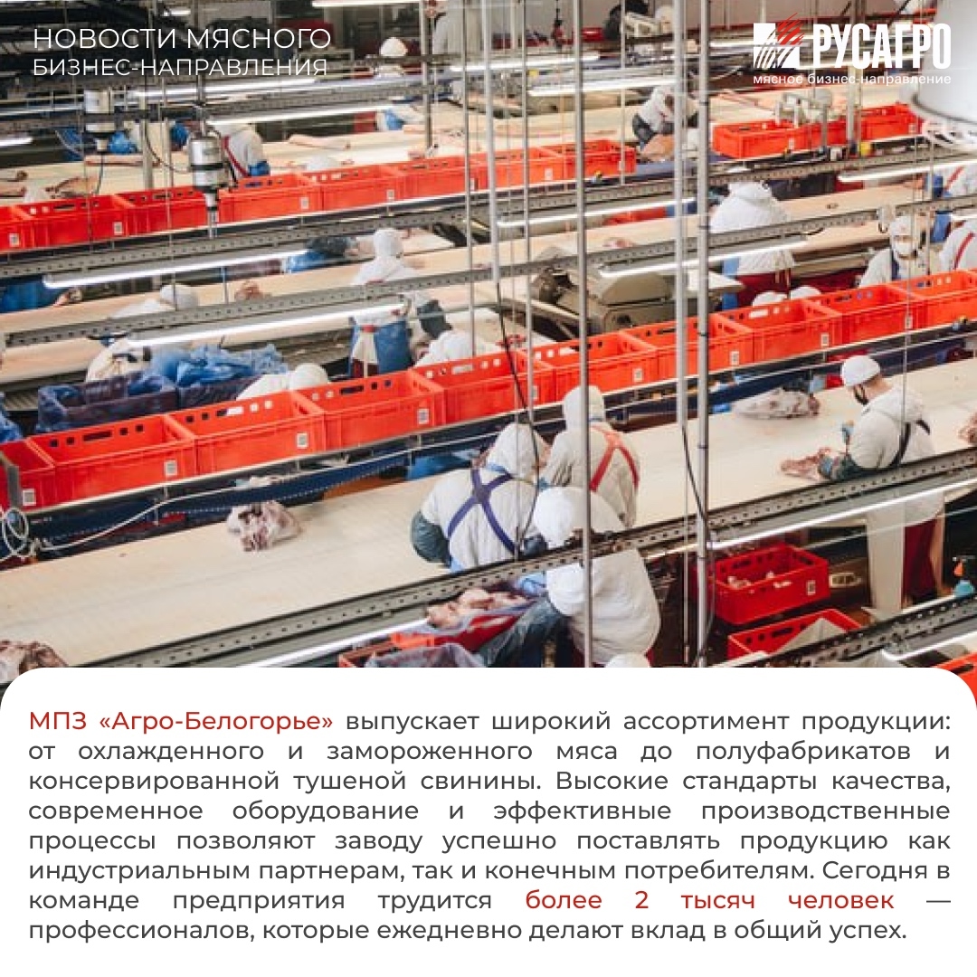 Сегодня 18 лет исполняется крупнейшему предприятию в структуре Группы компаний «Агро-Белогорье» — мясоперерабатывающему заводу ООО «МПЗ Агро-Белогорье»,…