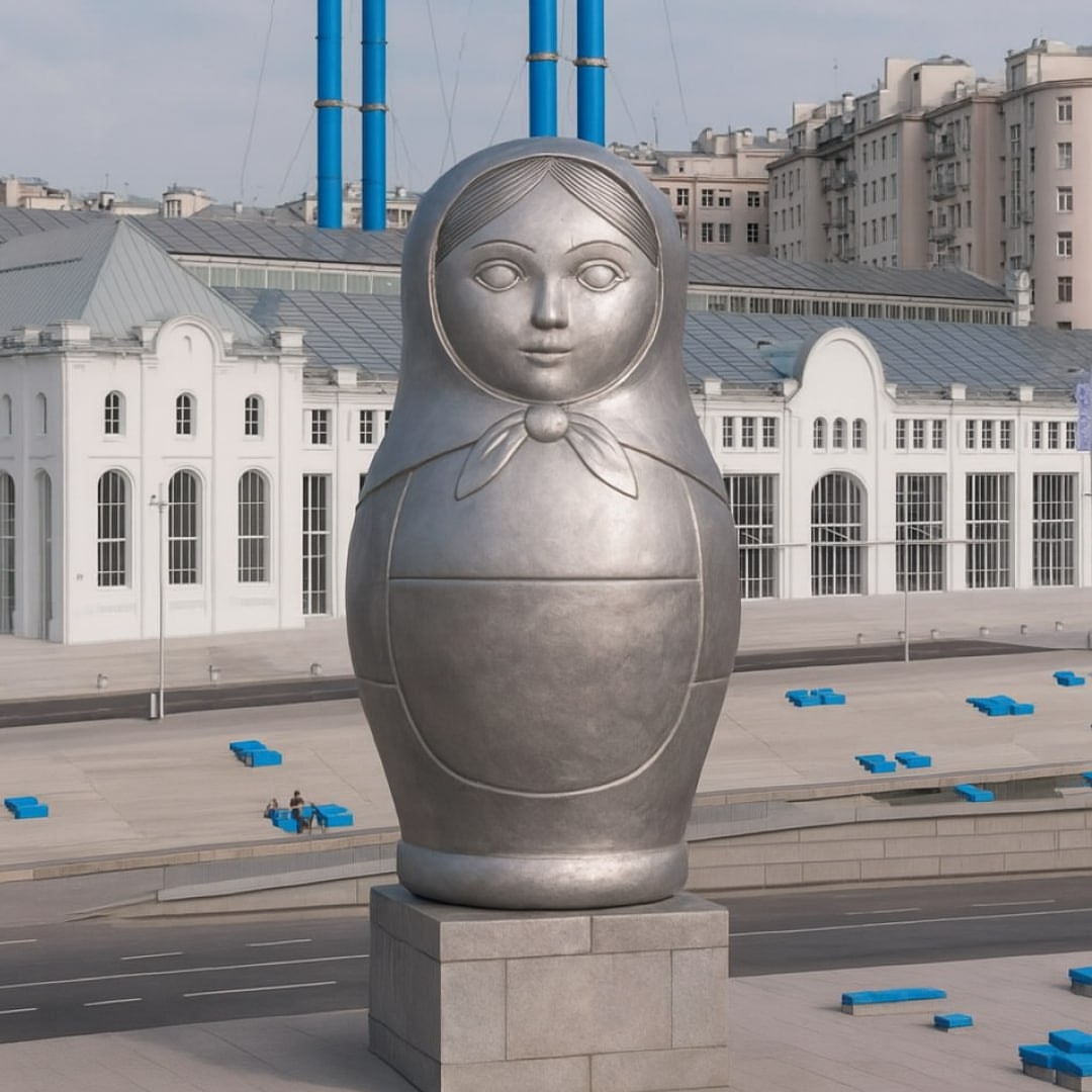 Вот это поворот! На Болотной набережной в Москве уберут арт-инсталляцию «Большая глина №4» из алюминия.