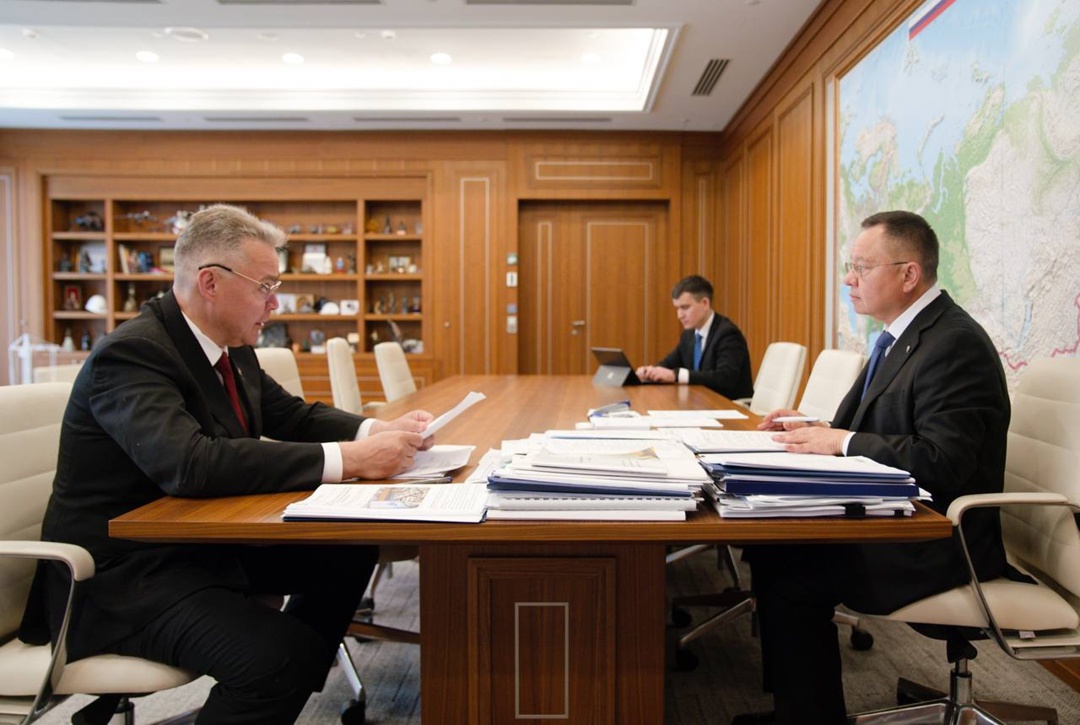 Глава Минстроя России Ирек Файзуллин провел рабочую встречу с Губернатором Ставропольского края Владимиром Владимировым