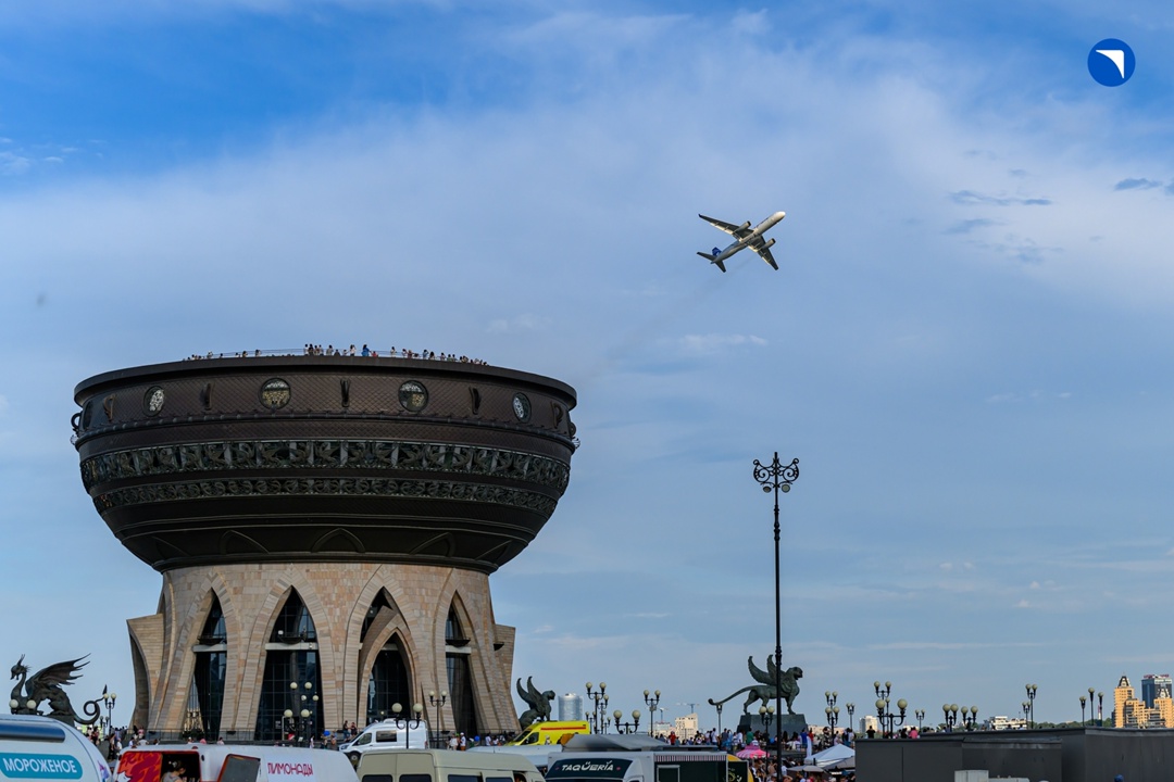 Ту-214, Ту-22М3 и Ил-76 на фестивале «Я выбираю небо!» в Казани