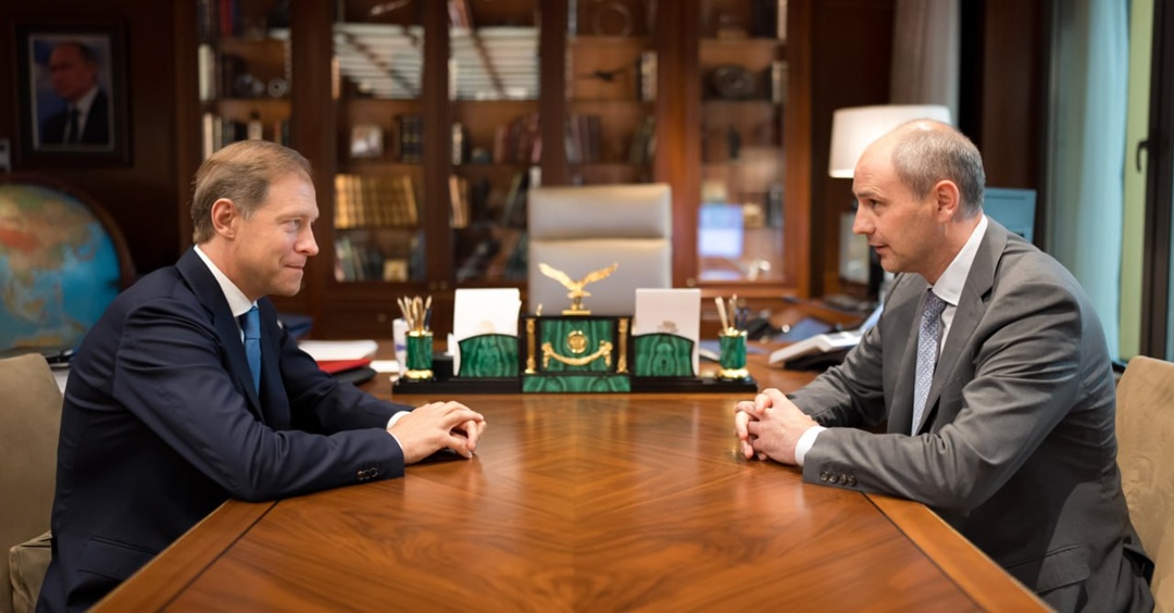Денис Мантуров встретился с врио губернатора Свердловской области Денисом Паслером