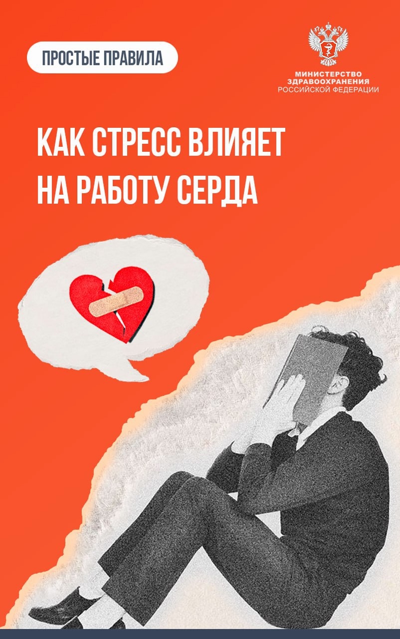 #ПростыеПравила: Как стресс влияет на здоровье сердечно-сосудистой системы