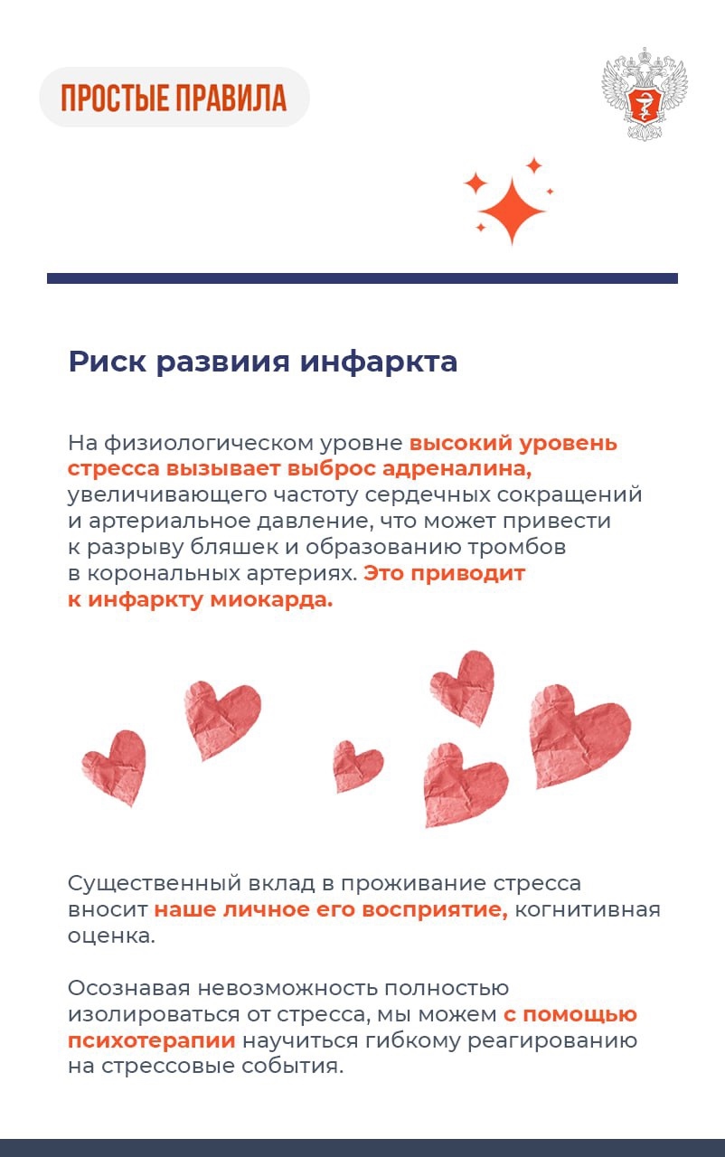#ПростыеПравила: Как стресс влияет на здоровье сердечно-сосудистой системы