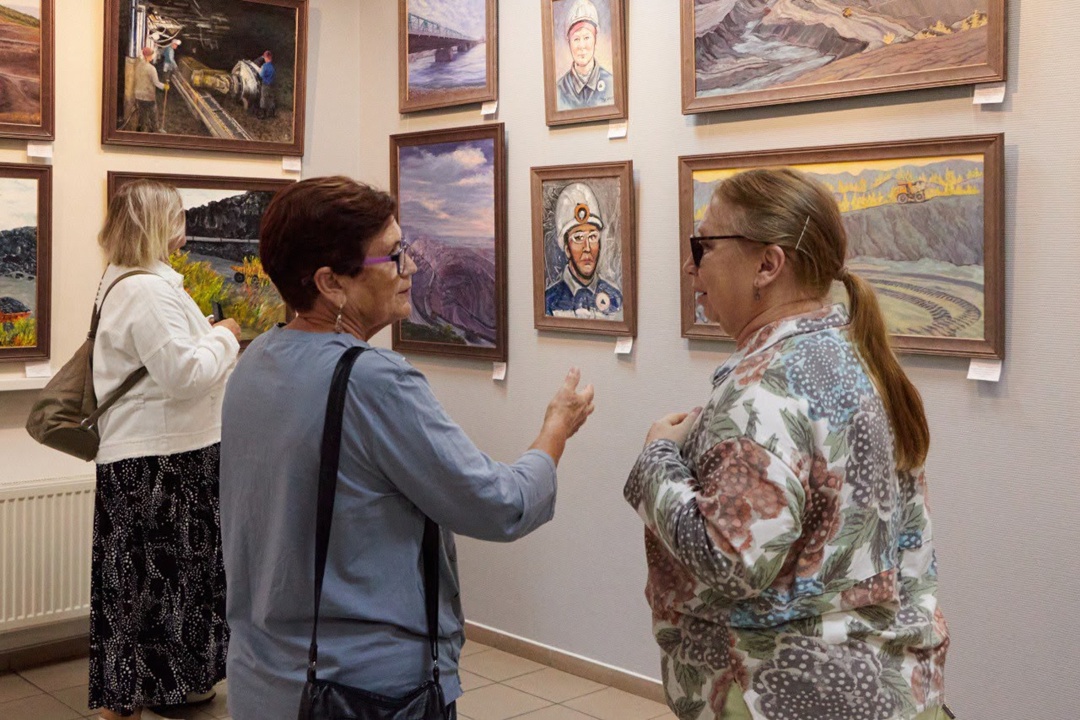 Шахтеры глазами художников В Междуреченском выставочном зале открылась удивительная выставка «Уголь – АРТ»