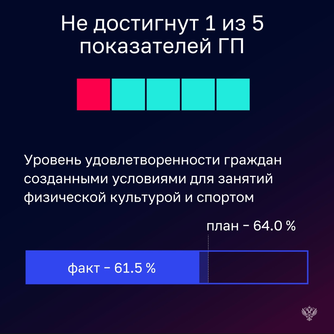 Проверка показала, что уровень кассового исполнения расходов на реализацию госпрограммы «Развитие физической культуры и спорта» составил 99,6%, однако…