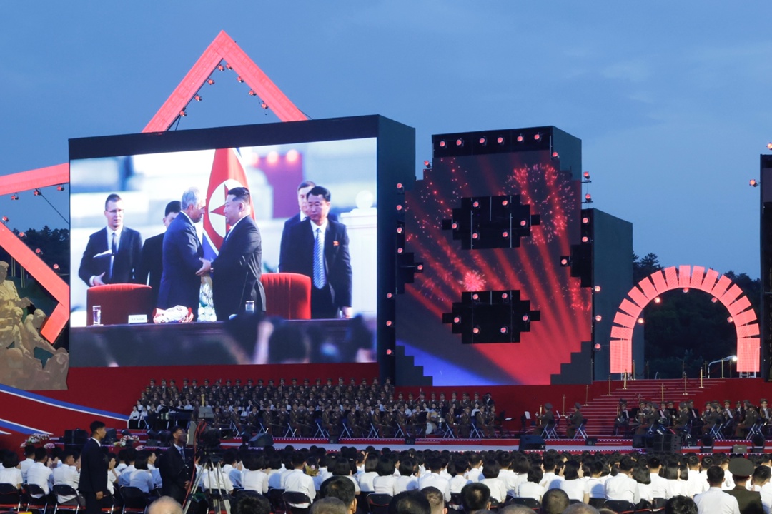 В Пхеньяне прошло торжественное собрание, приуроченное к 80-летию Освобождения Кореи от японского колониального господства