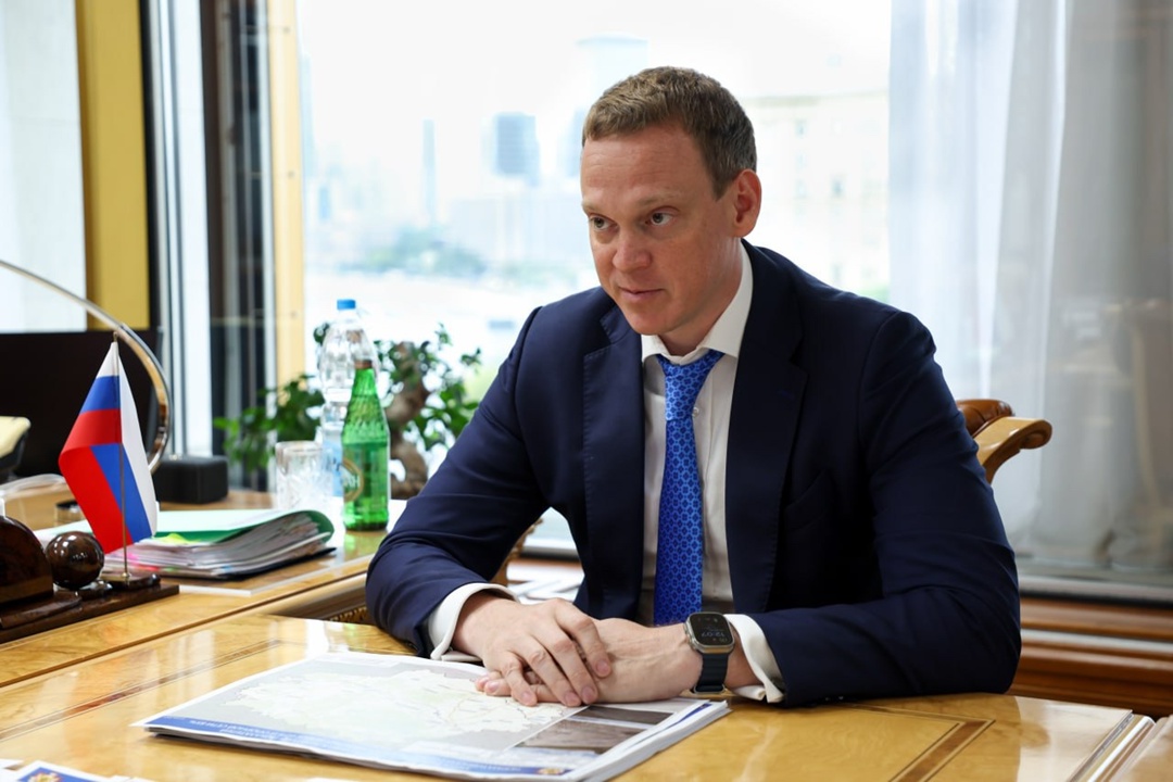 Марат Хуснуллин провел встречу с губернатором Рязанской области Павлом Малковым