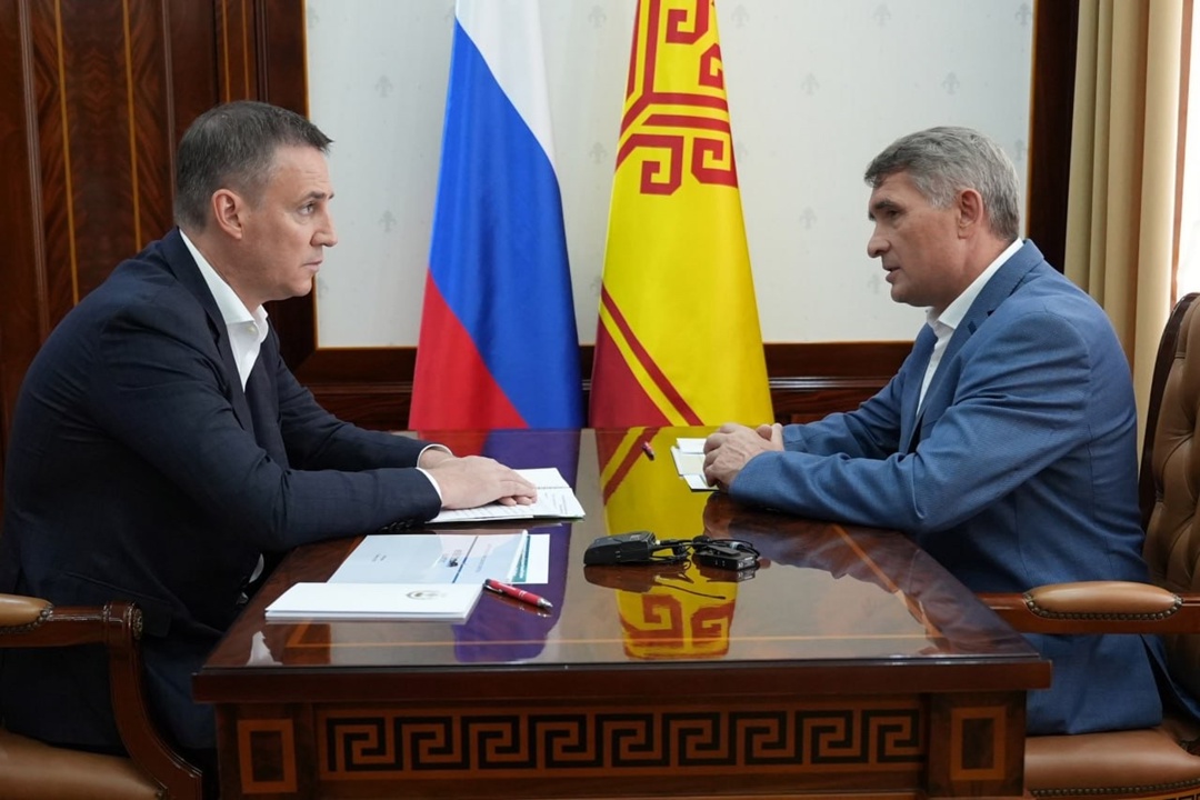 Дмитрий Патрушев и глава Чувашии Олег Николаев обсудили развитие агропромышленного комплекса и вопросы экологии региона