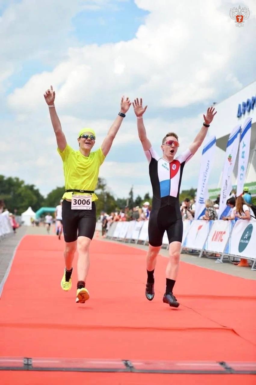 Врачи НМХЦ им. Н.И. Пирогова Минздрава России приняли участие в «Международном Минском Триатлоне 2025»