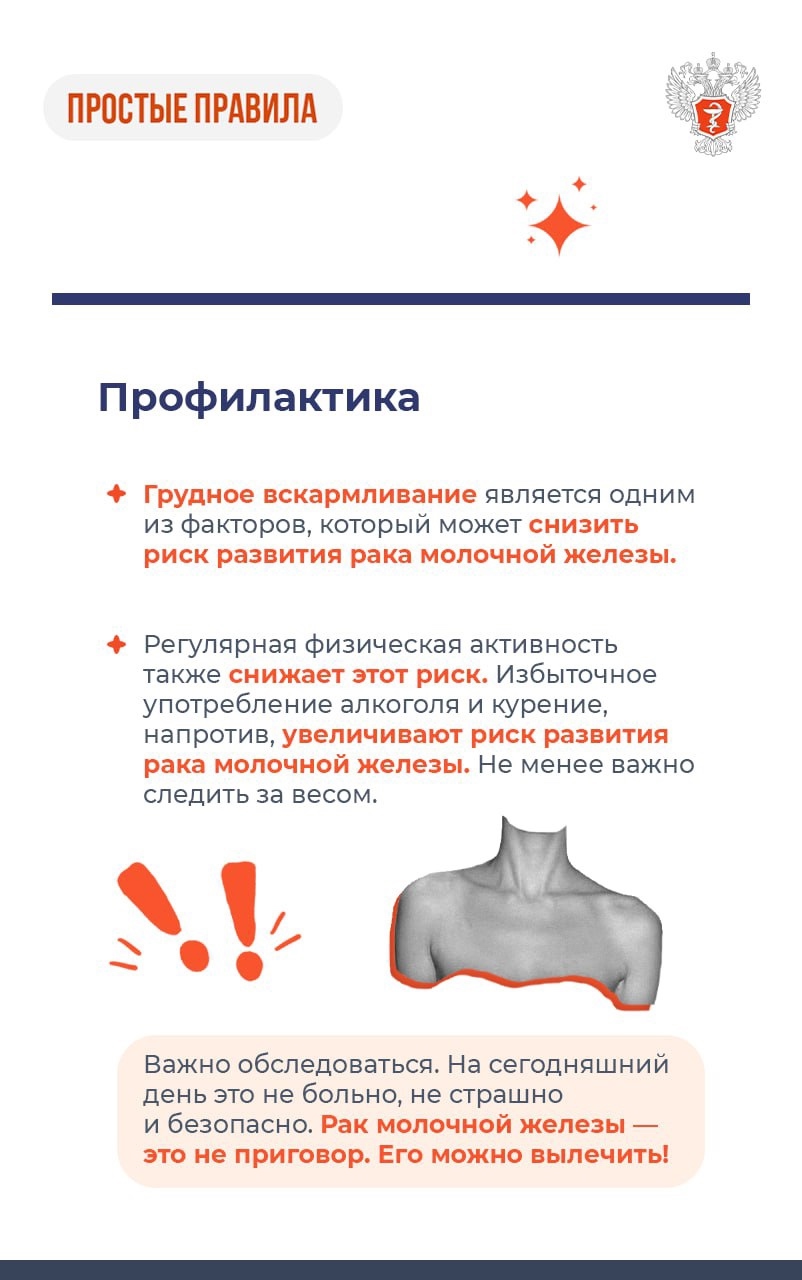 #ПростыеПравила: Что нужно знать о раке молочной железы