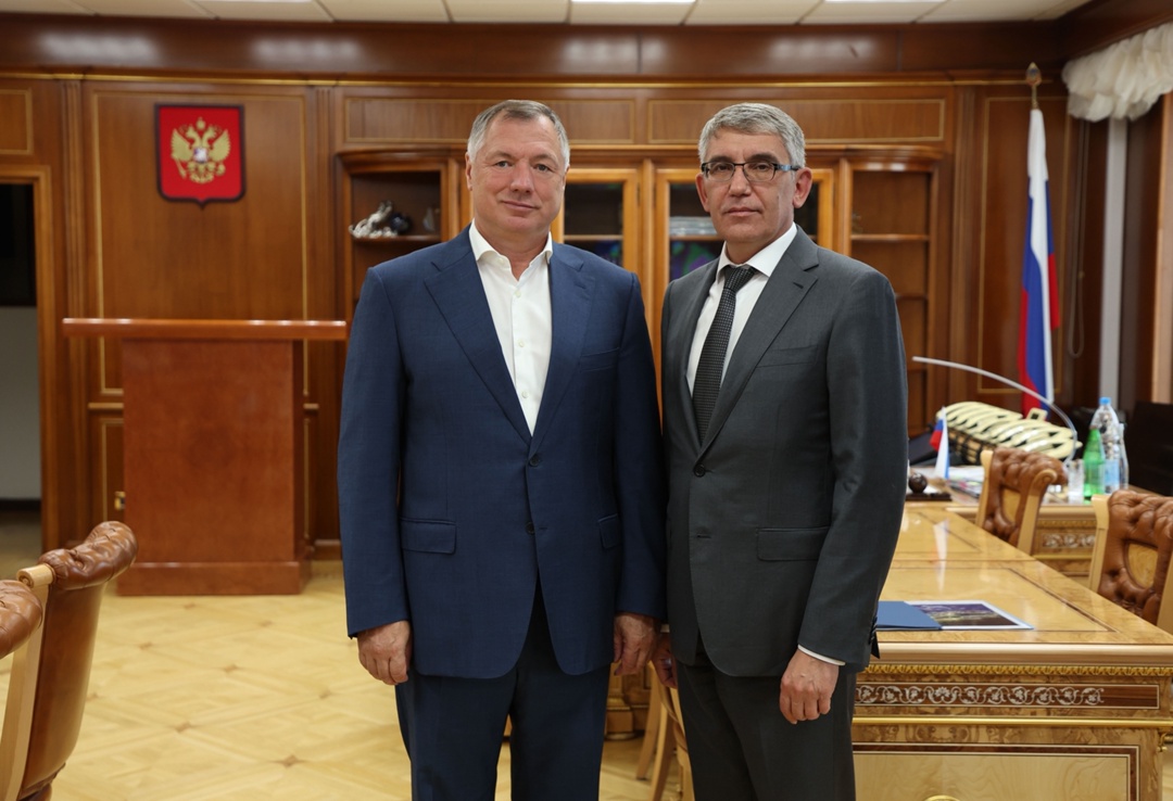 Марат Хуснуллин провел рабочую встречу с губернатором Тульской области Дмитрием Миляевым.