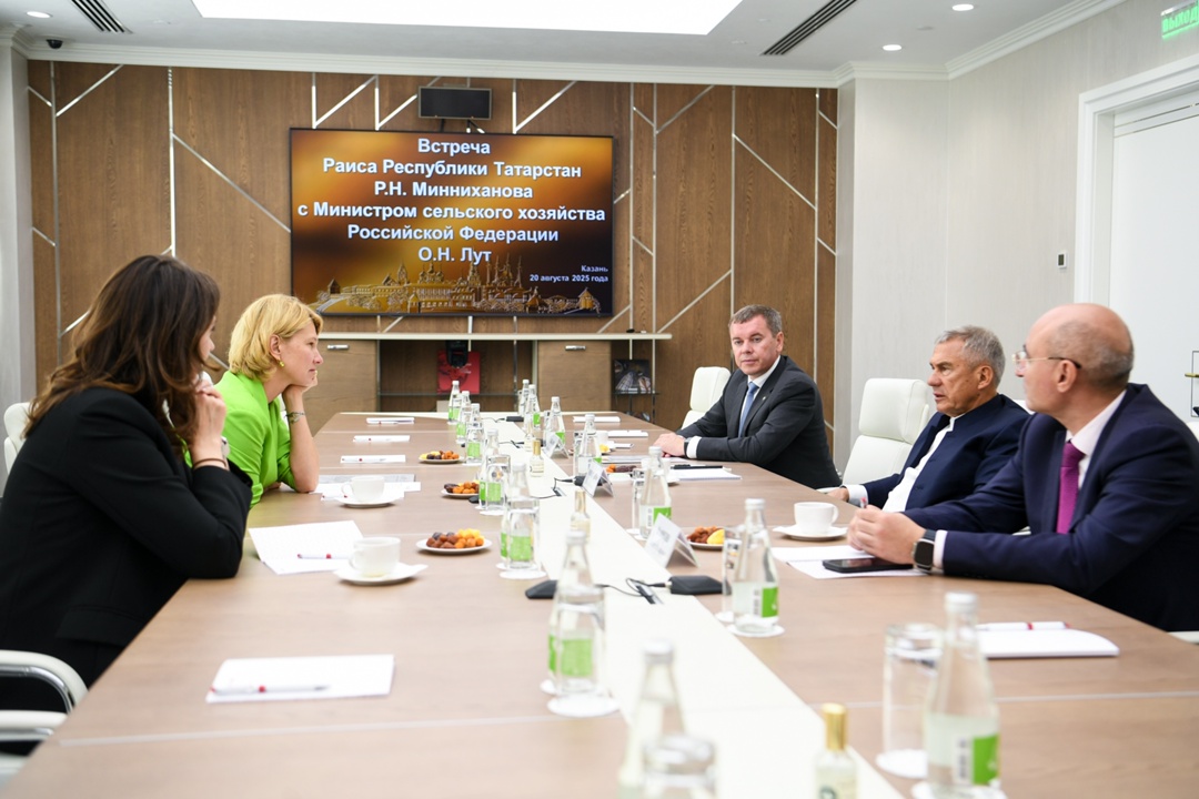 ️ Оксана Лут и Рустам Минниханов обсудили перспективы развития АПК Татарстана