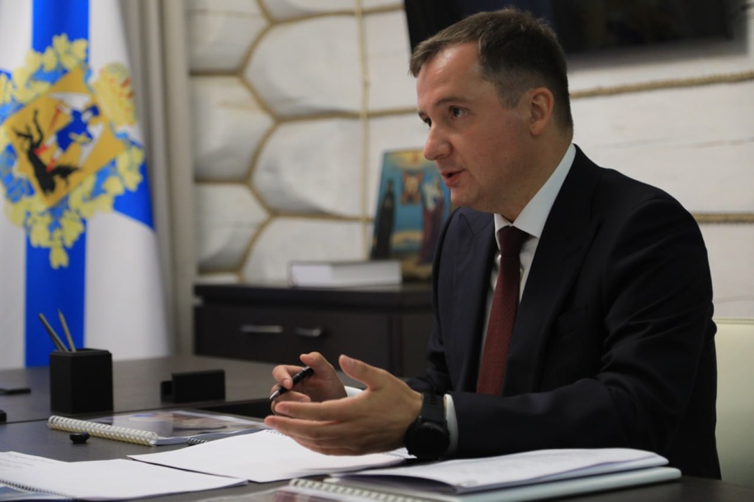 Дмитрий Чернышенко провел рабочую встречу с губернатором Архангельской области Александром Цыбульским.