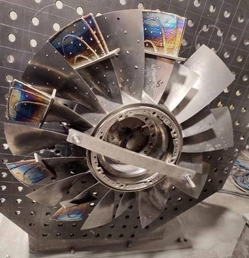 Наши двигателестроители отработали технологию восстановления пера лопатки с помощью 3D-печати