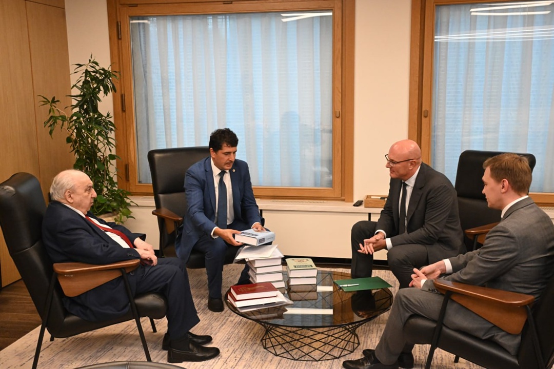 Дмитрий Чернышенко встретился с научным руководителем Института всеобщей истории РАН Александром Чубарьяном.