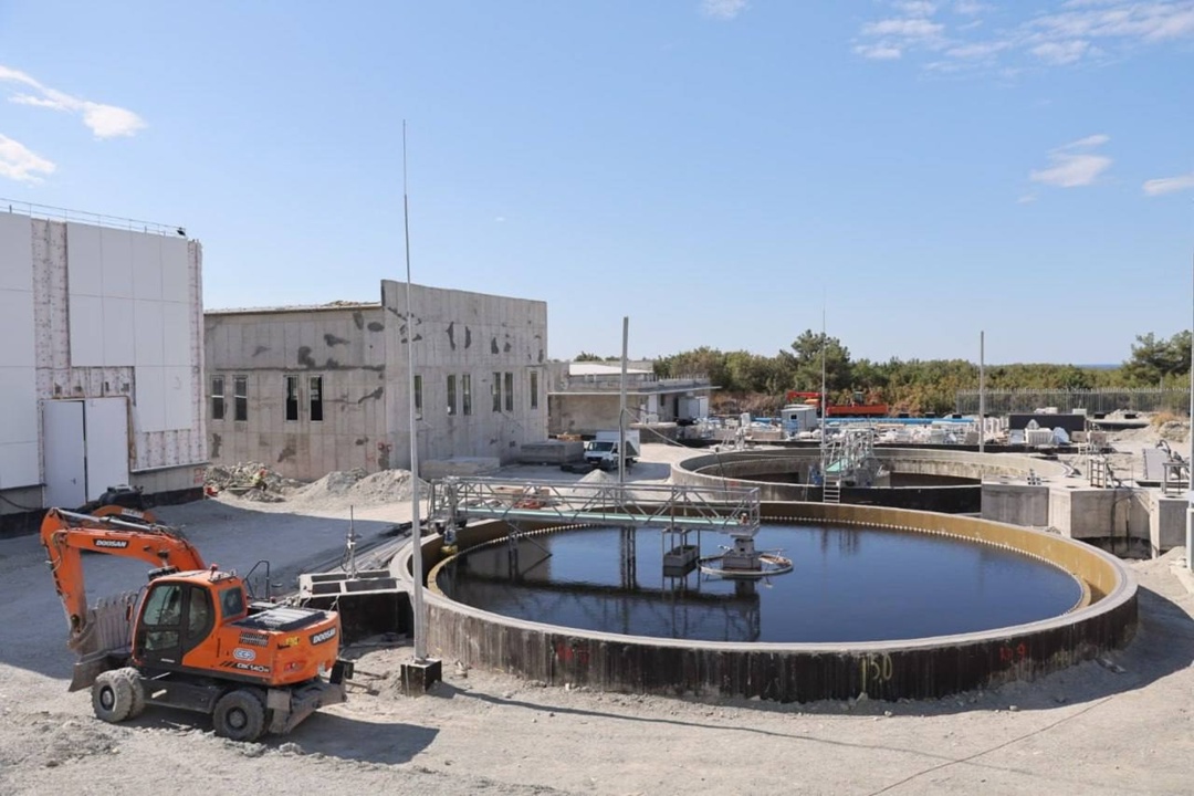 Комплекс очистных сооружений в Геленджике планируется ввести в эксплуатацию до конца года