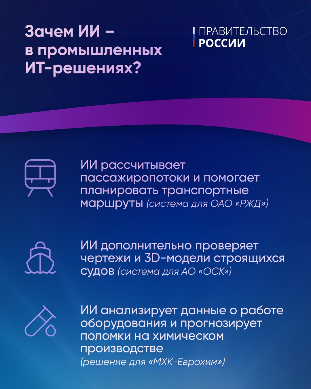 Правительство дает зеленый свет ИТ-решениям с модулем ИИ.