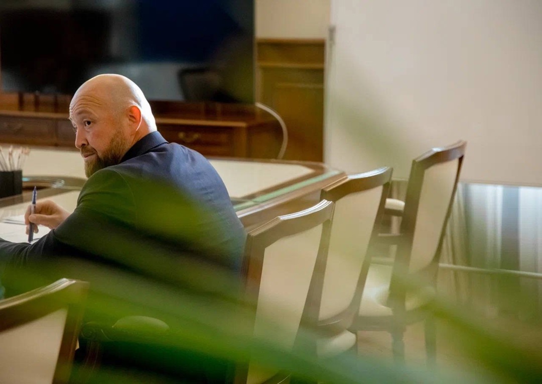 Министр транспорта Андрей Никитин встретился с губернатором Омской области Виталием Хоценко