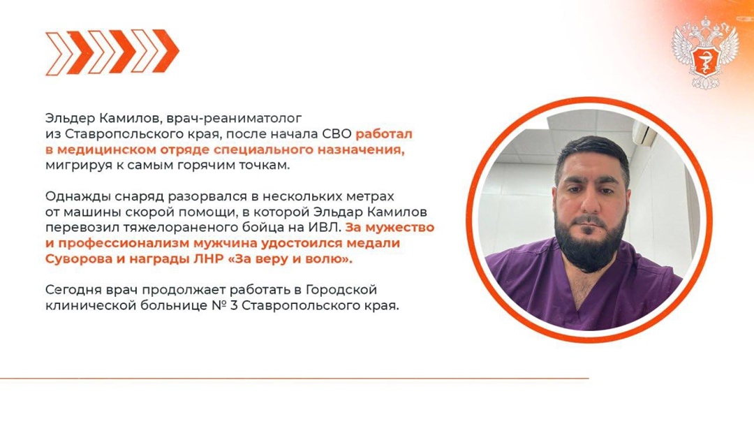 День военного медика России Сегодня мы говорим спасибо тем, кто спасает жизни под обстрелами