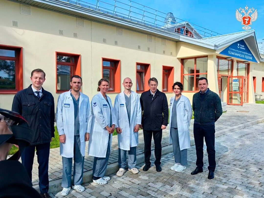 Михаил Мурашко осмотрел новую больницу на Соловках, скоро она примет первых пациентов