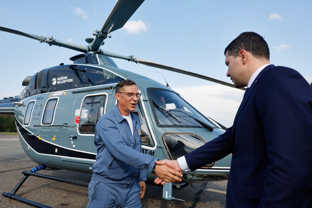 Импортозамещенный вертолет «Ансат» совершил первый полет.